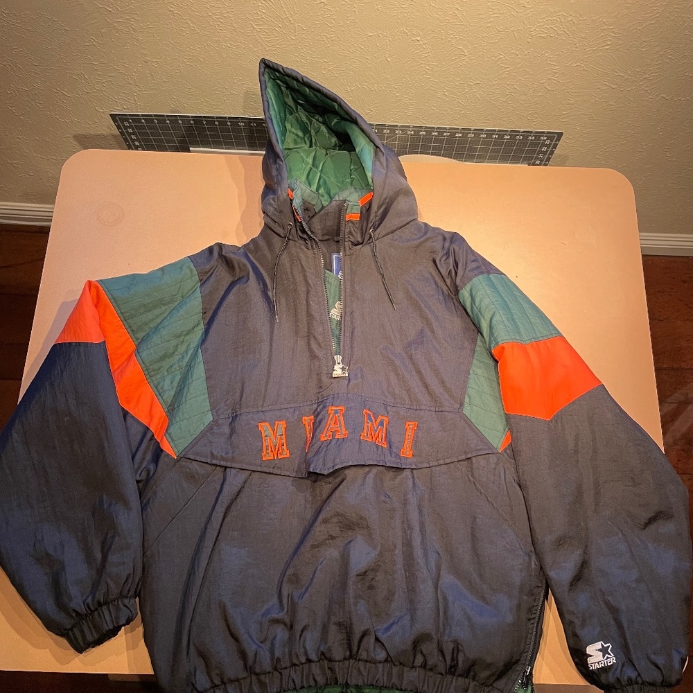 Vintage 1990s Miami Hurricane’s Starter Jacket